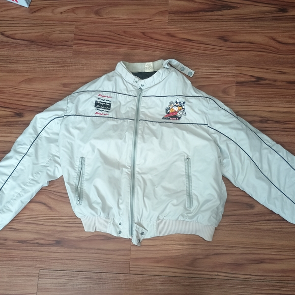 Snap White Racing Jacket - Picture 2 of 6